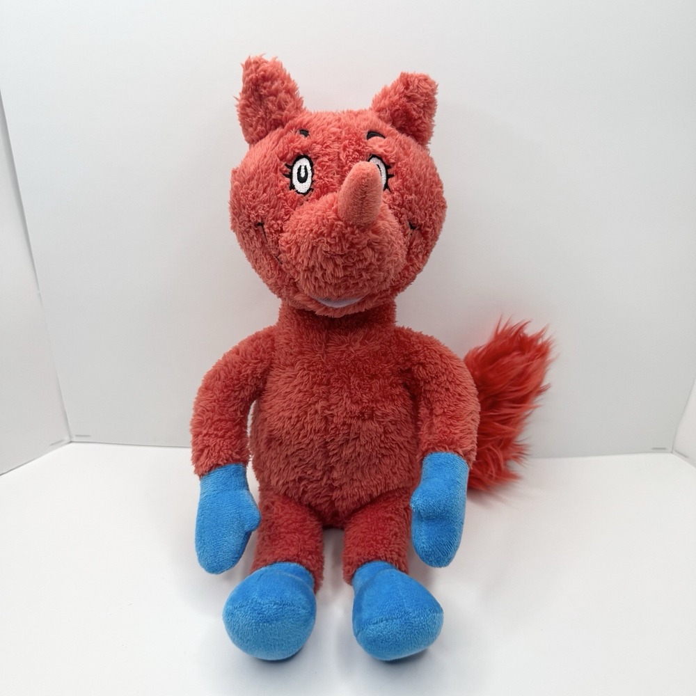 Kohl's Cares Dr Seuss Fox in Socks Plush Stuffed Animal 15" Red Blue